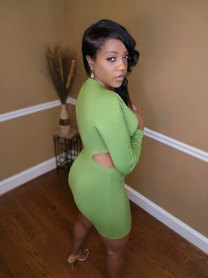 Clara Dress-Green