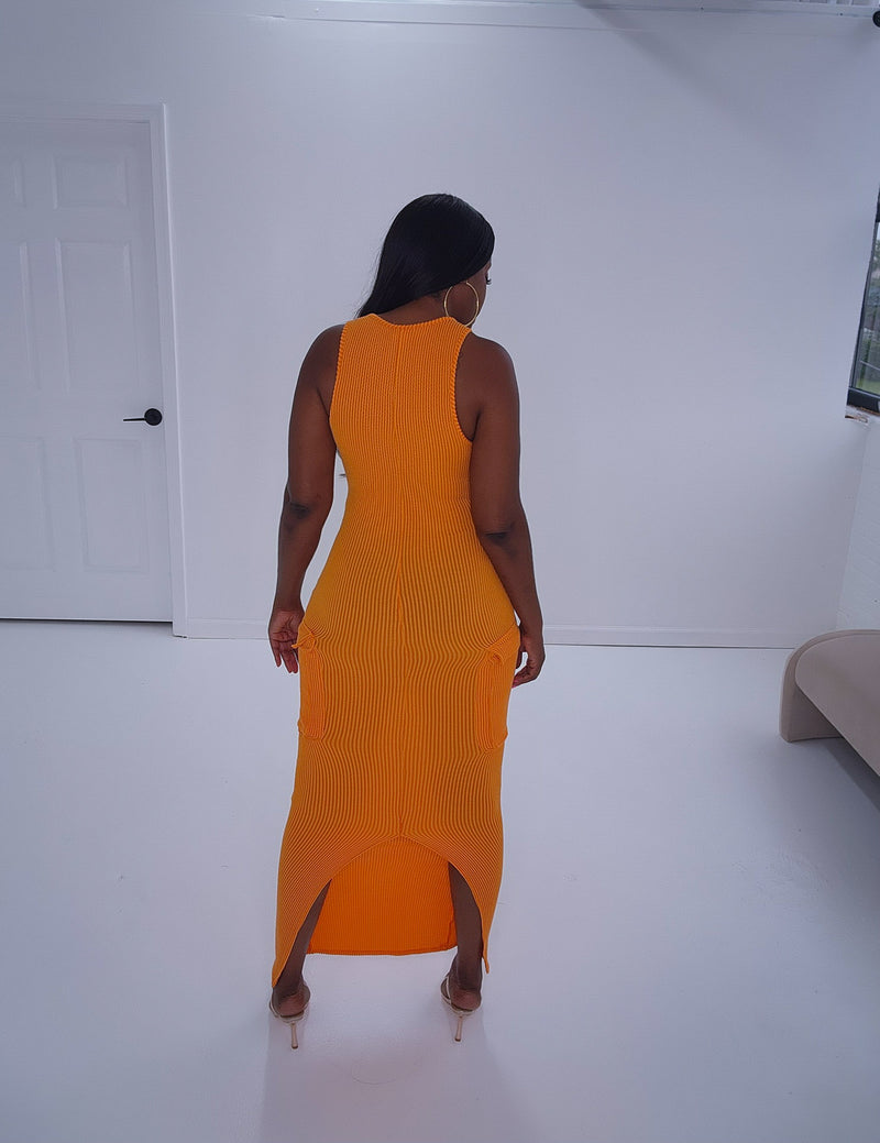 Good Vibes dress Orange