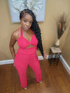 Jalessa Jumpsuit (Red)