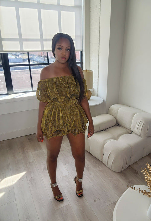 Shimmer Girl Romper